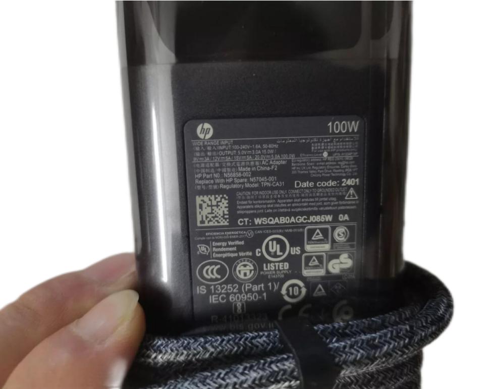 Original 100W USB-C HP Envy 17-da0097nr Chargeur AC Adaptateur
