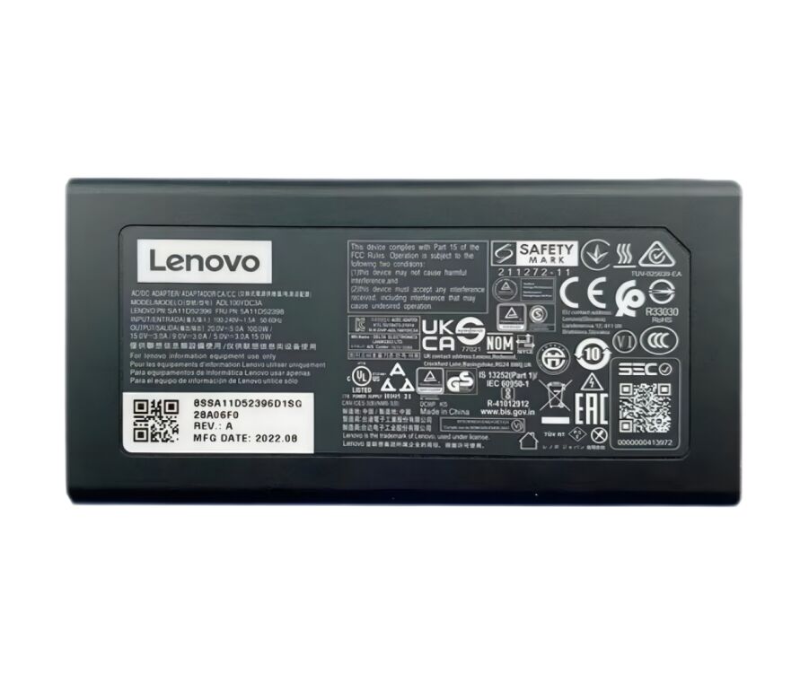 Original 100W USB-C Lenovo 5A11D52402 Netzteil + Frei Ladekabel