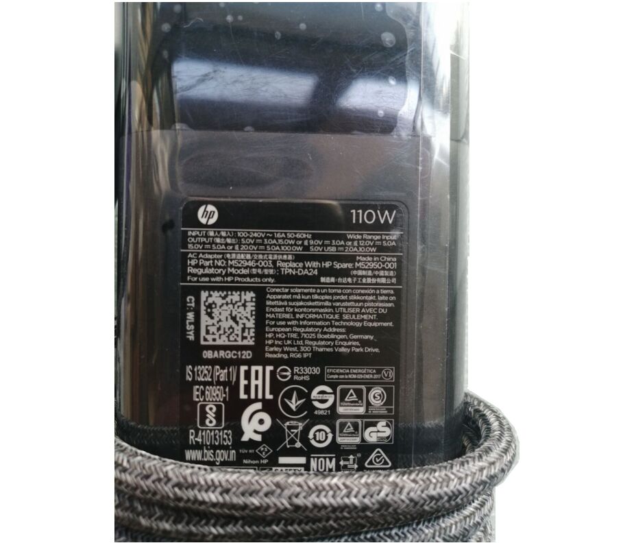 Original 110W USB-C HP Dragonfly G3 4C143AV Chargeur AC Adaptateur