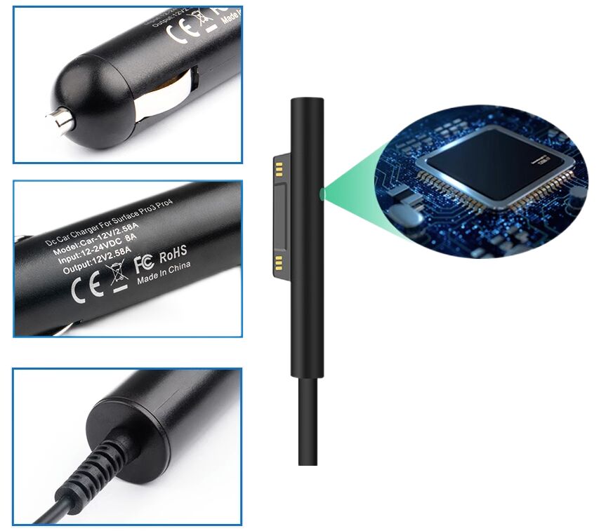 12V 2.58A 36W KFZ Netzteil Für Microsoft 1625 Surface Pro 3 3Q9-00013