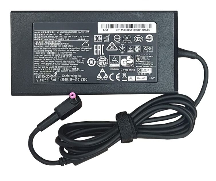 135W 19V 7.1A Ersatz für Acer ADP-135KB T Netzteil + Frei Ladekabel