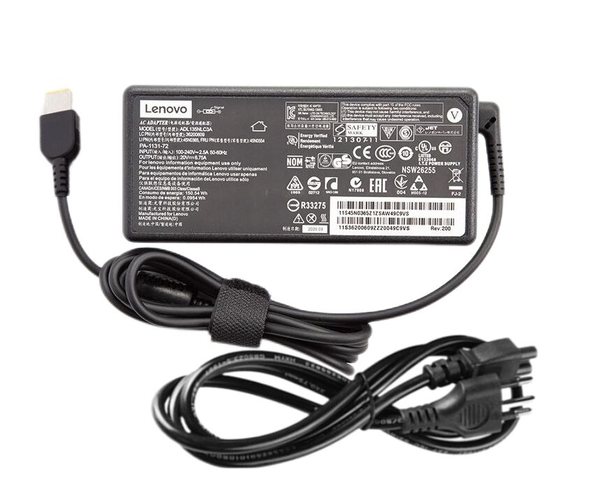 Original 135W 20V 6.75A Lenovo 45N0361 45N0367 04W3947 Netzteil + Frei Ladekabel Original 135W 20V 6.75A Lenovo 45N0361 45N0367 04W3947 Netzteil + Frei Ladekabel