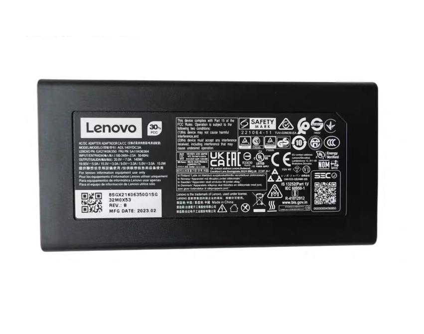Original 140W USB-C Lenovo GX21M50625 Chargeur AC Adaptateur