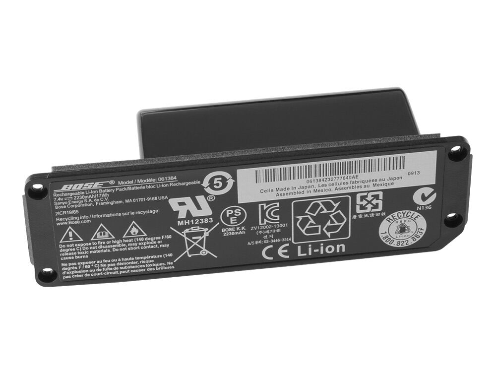 Original 2230mAh 17Wh Bose Soundlink mini speaker MINI 1 Serie 061384 Akku Original 2230mAh 17Wh Bose Soundlink mini speaker MINI 1 Serie 061384 Akku