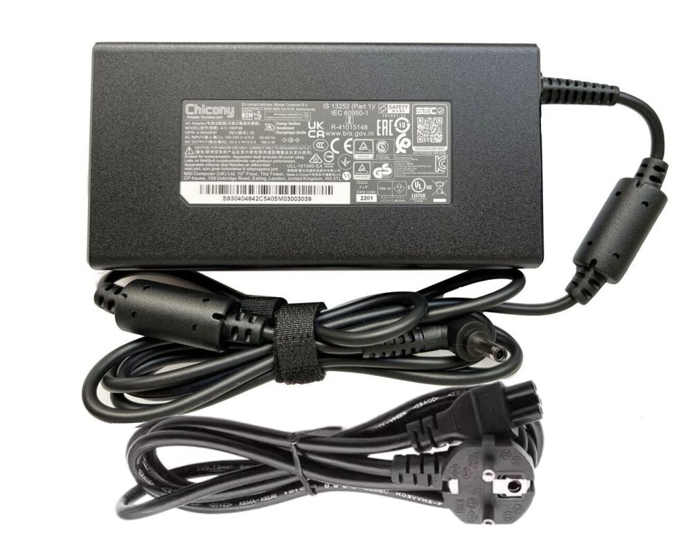 Original 20V 9A 180W Chicony A17-180P4B Chargeur AC Adaptateur