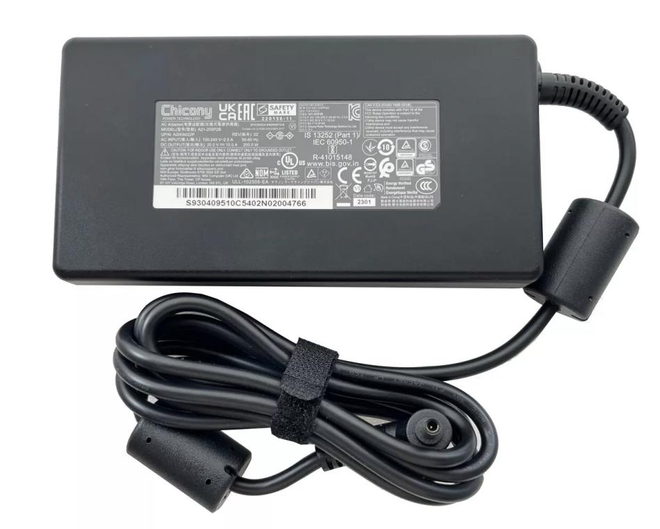 Original 20V 10A 200W Chicony A200A005L Netzteil Ladegerät + Ladekabel