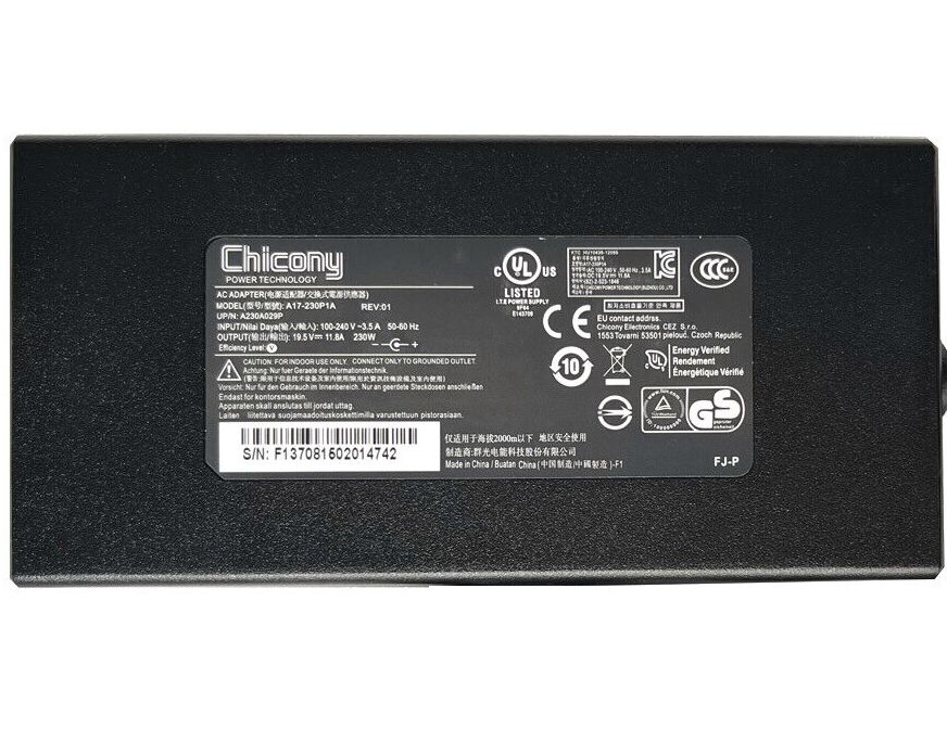 Original 19.5V 11.8A 230W 230W Acer Predator PT315-53-70RT Netzteil + Frei Ladekabel