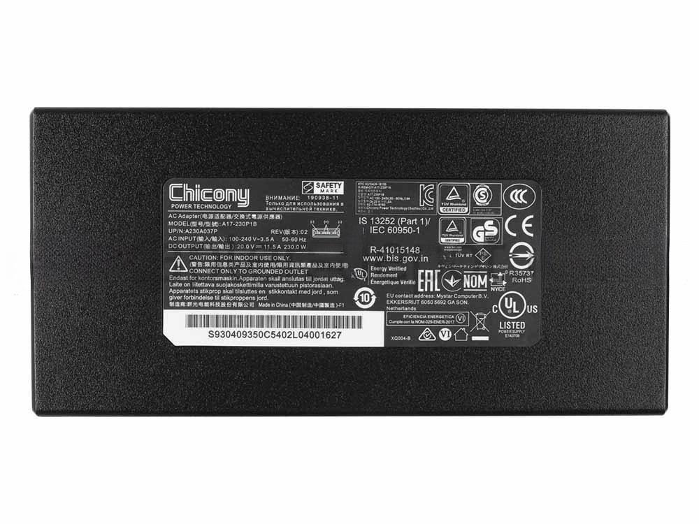 Original 230W 20V 11.5A Barebone KC71E KC71F Netzteil + Frei Ladekabel