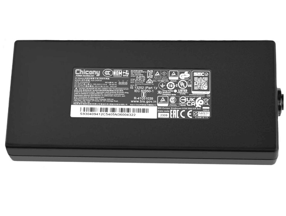 Original 20V 12A 240W MSI 9S7-15F211-067 Netzteil + Frei Ladekabel