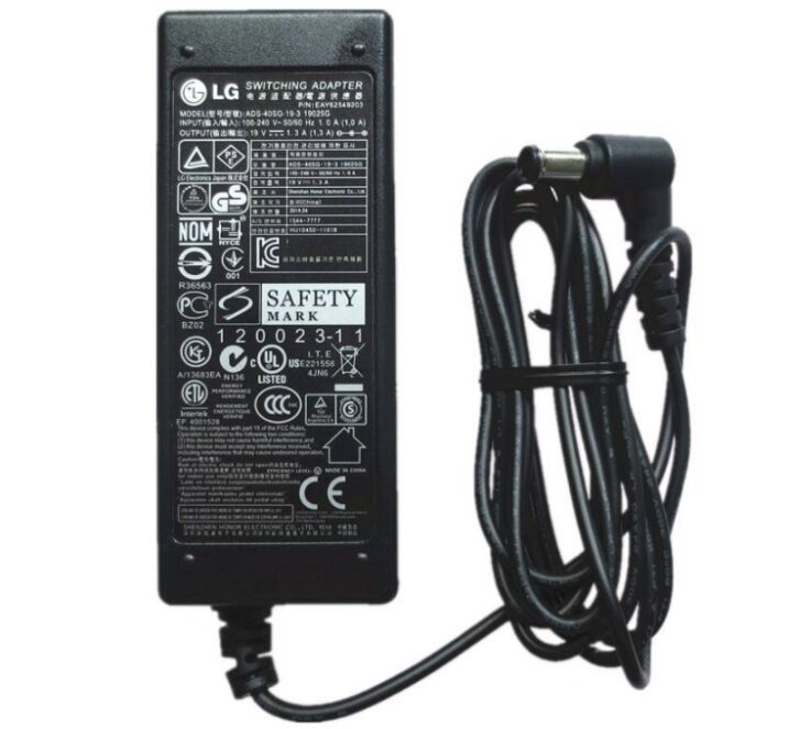19V 1.3A 25W LG 19025G ADS-40FSG-19 Netzteil + Frei Ladekabel 19V 1.3A 25W LG 19025G ADS-40FSG-19 Netzteil + Frei Ladekabel