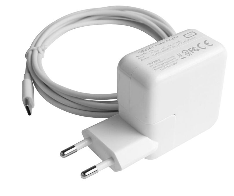29W USB-C Apple A1534 Netzteil + Frei USB-C Ladekabel 29W USB-C Apple A1534 Netzteil + Frei USB-C Ladekabel