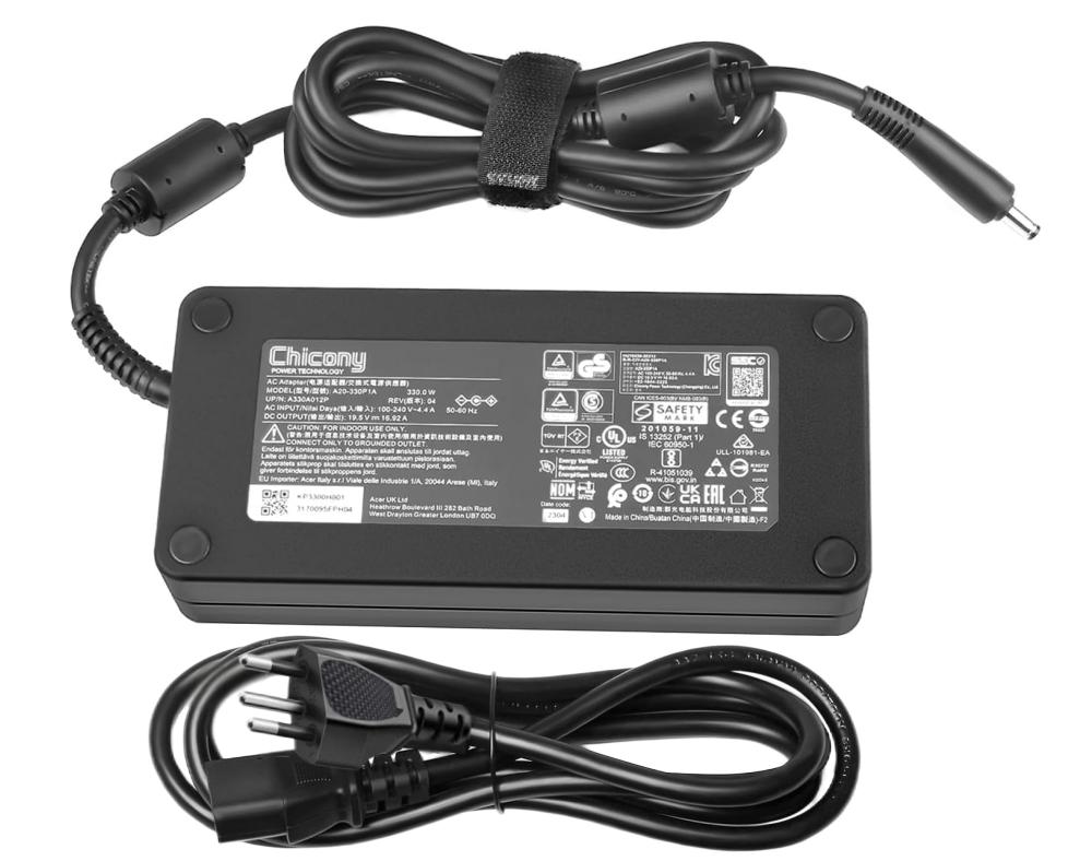 Original 19.5V 16.92A 330W 5.5mm*1.7mm Chicony A20-330P1A Netzteil + Ladekabel