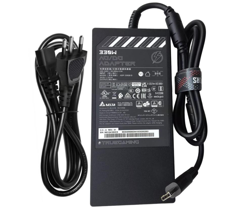 Original 20V 16.5A 330W Chicony MSI A20-330P1A A330A018P A17-330P2A Netzteil + Ladekabel
