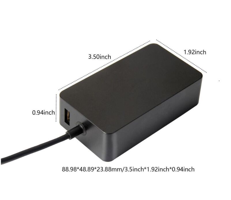 12V 2.58A 36W Ersatz für Microsoft 1625 Surface Pro 3 5D2-00017 Netzteil + Ladekabel