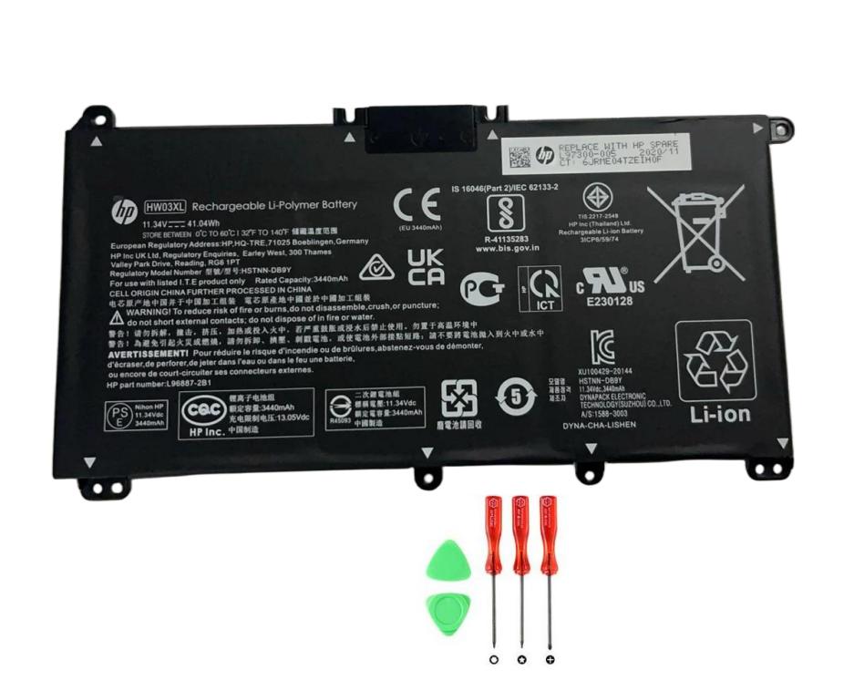 Original 3440mAh 41.04Wh Akku für HP 17-c1000 17-cn1000 Original 3440mAh 41.04Wh Akku für HP 17-c1000 17-cn1000
