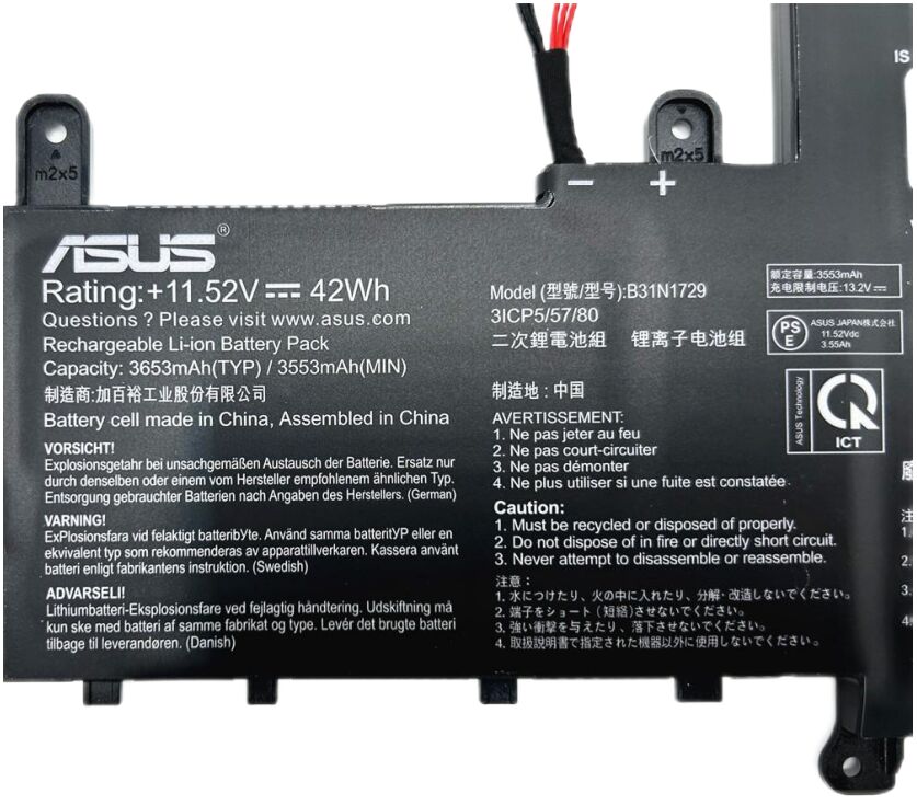 Original 3653mAh 42Wh Akku für Asus P1502FF