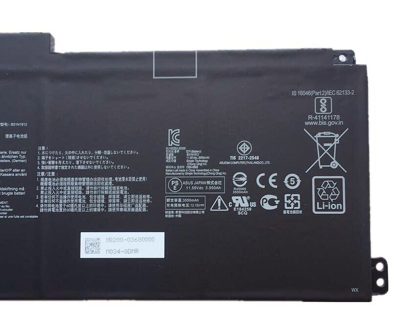 Original 3 Zellen 3640mAh 42Wh Akku für Asus 0B200-03680200