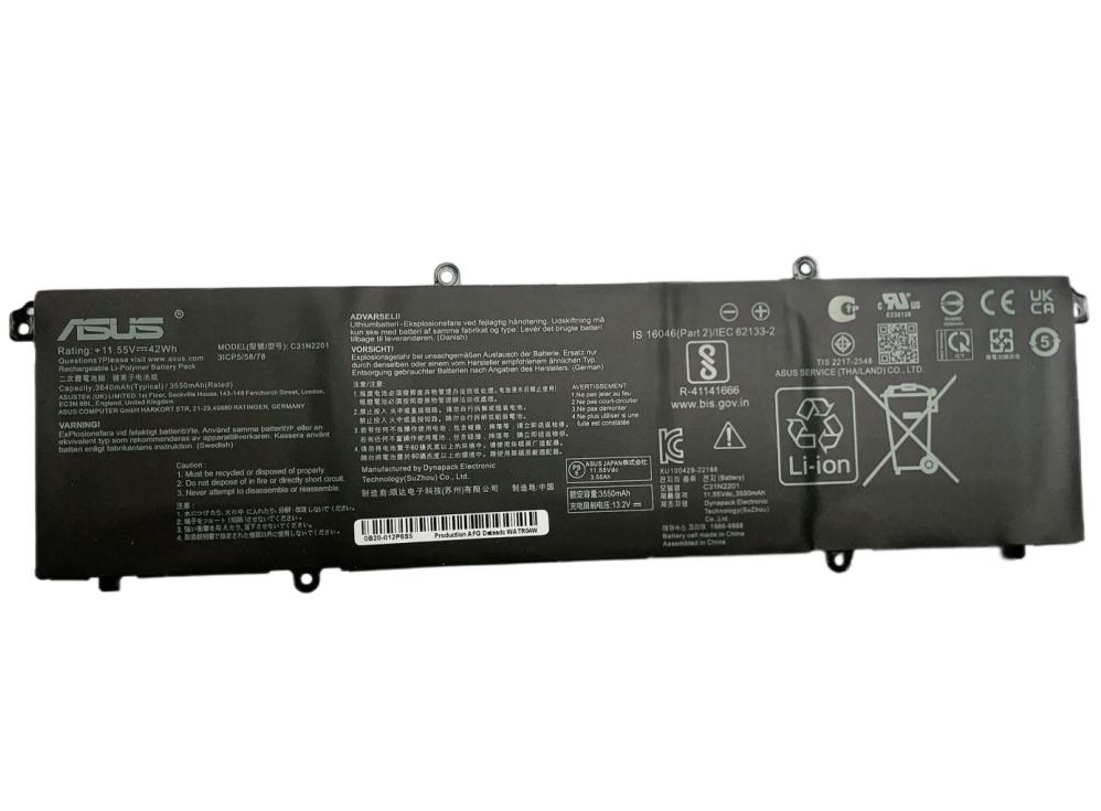 Original 3640mAh 42Wh Asus 0B200-04260000 Akku Original 3640mAh 42Wh Asus 0B200-04260000 Akku