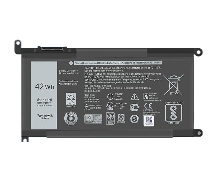 42Wh 3500mAh Akku Ersatz für Dell 15Mf Pro-1508T