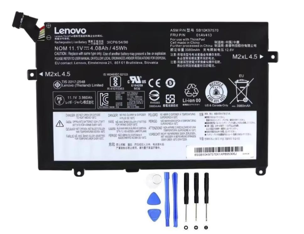 Original 4080mAh 45Wh Lenovo 01AV411 Batterie Original 4080mAh 45Wh Lenovo 01AV411 Batterie