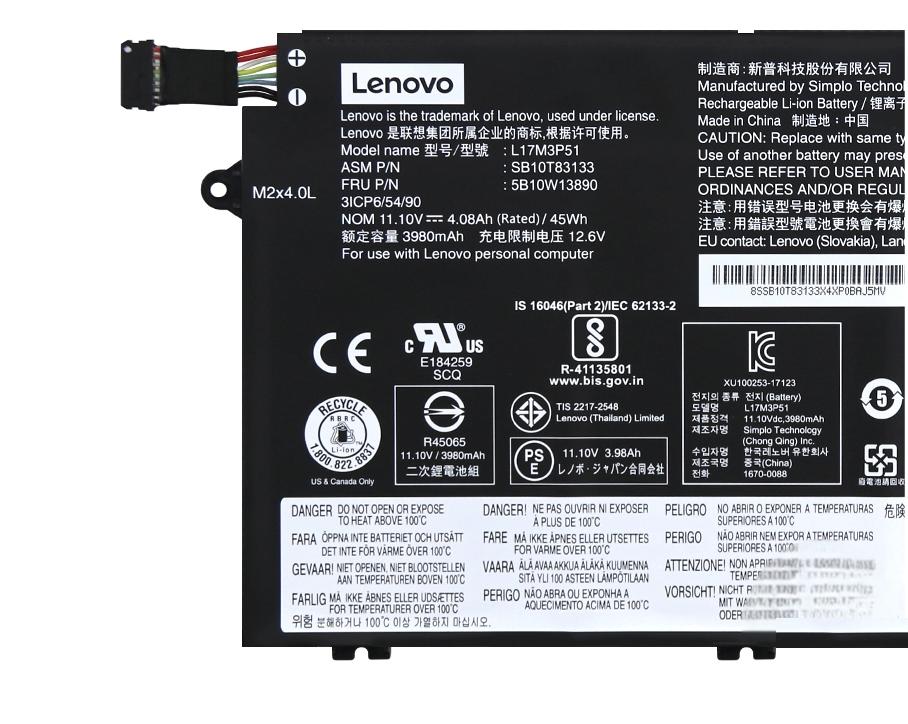 Original 4080mAh 45Wh Lenovo E41-50 E41-55 Batterie