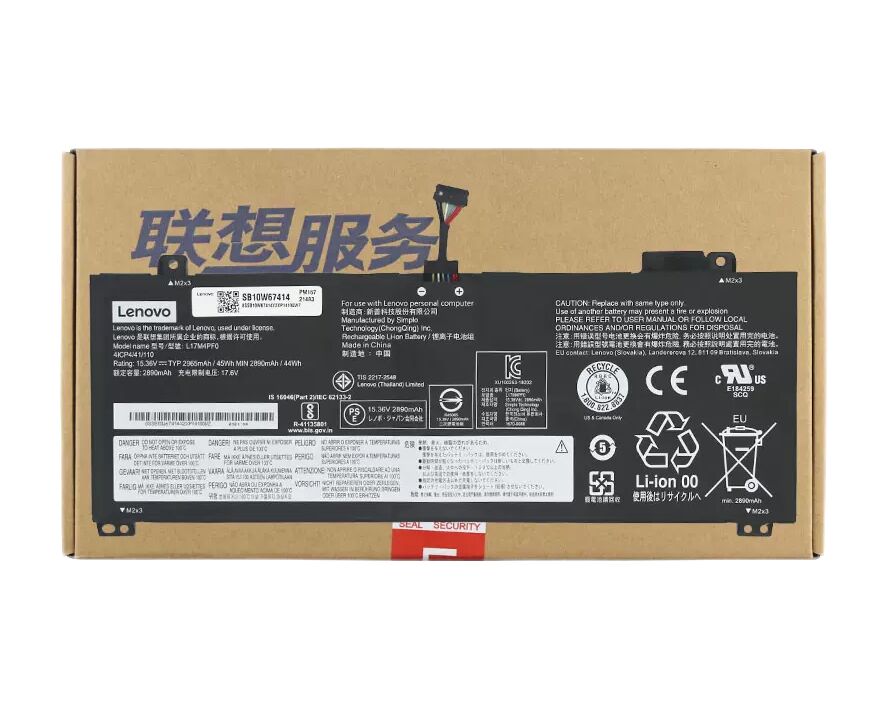 Original 2965mAh 45Wh Akku für Lenovo 5B10W67314