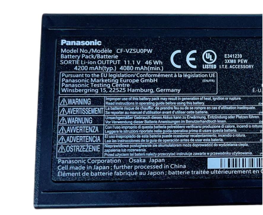 Original 46Wh 4200mAh Panasonic CF-VZSU0GJS Akku