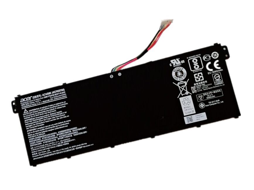 Original 4-Zellen 48Wh 3220mAh Acer AC14B3K Akku Original 4-Zellen 48Wh 3220mAh Acer AC14B3K Akku
