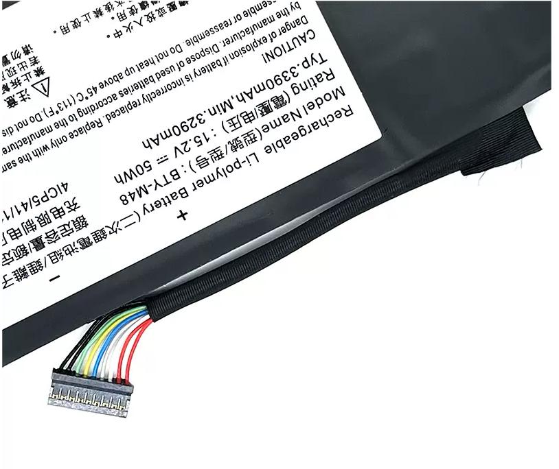 Original 3290mAh 50Wh MSI BTY-M48 Batterie