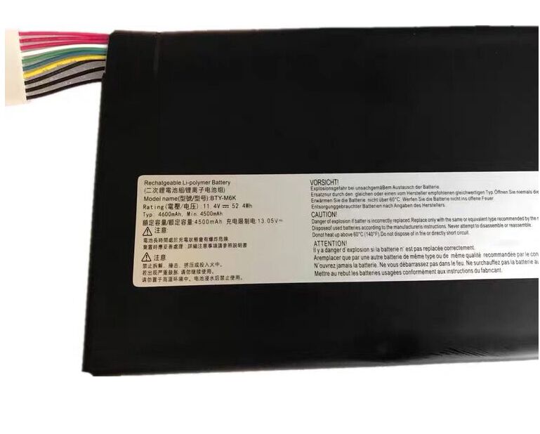 Original 4600mAh 52.4Wh Akku für MSI BTY-M6K