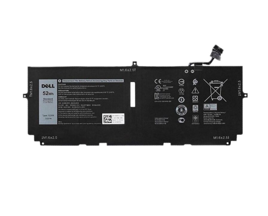 Original 6500mAh 52Wh Akku für Dell 2XXFW FP86V WN0N0 Original 6500mAh 52Wh Akku für Dell 2XXFW FP86V WN0N0