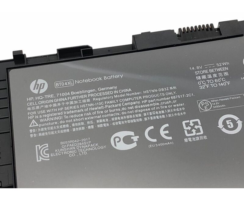 Original 3400mAh 52Wh Akku Für HP BA06XL
