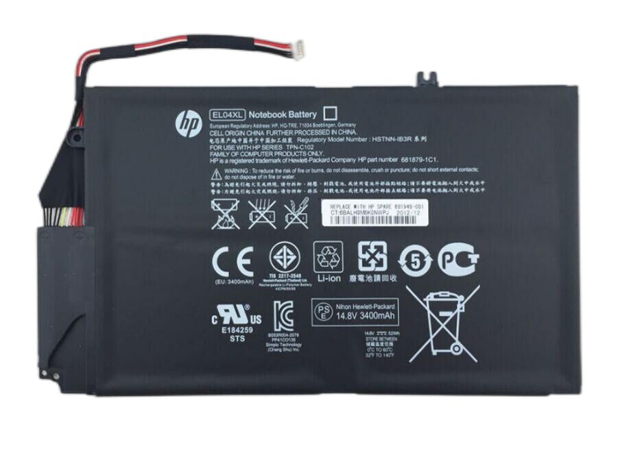 Original 3400mAh 52Wh Akku Für HP 681879-171 681879-1C1 681879-541 Original 3400mAh 52Wh Akku Für HP 681879-171 681879-1C1 681879-541