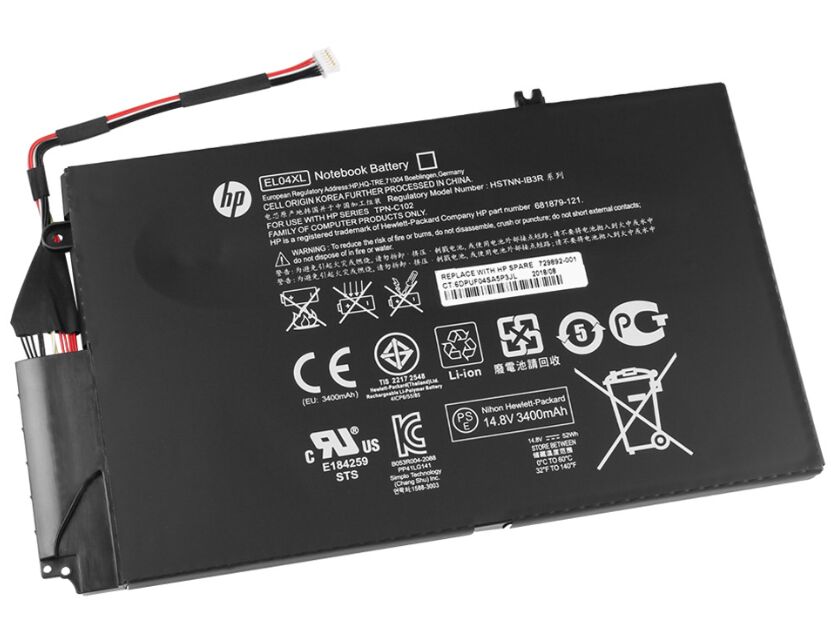 Original 3400mAh 52Wh Akku Für HP EL04XL