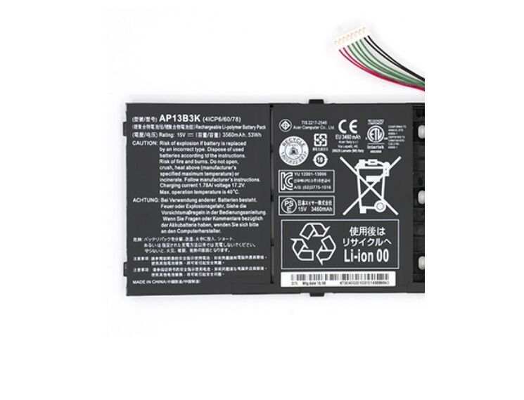 Original 53Wh 3560mAh Akku für Acer AP13B3K