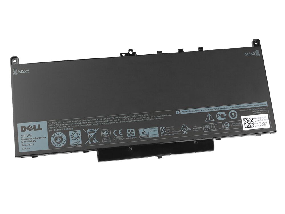 Original 7080mAh 55Wh Akku für Dell 0J60J5 Original 7080mAh 55Wh Akku für Dell 0J60J5