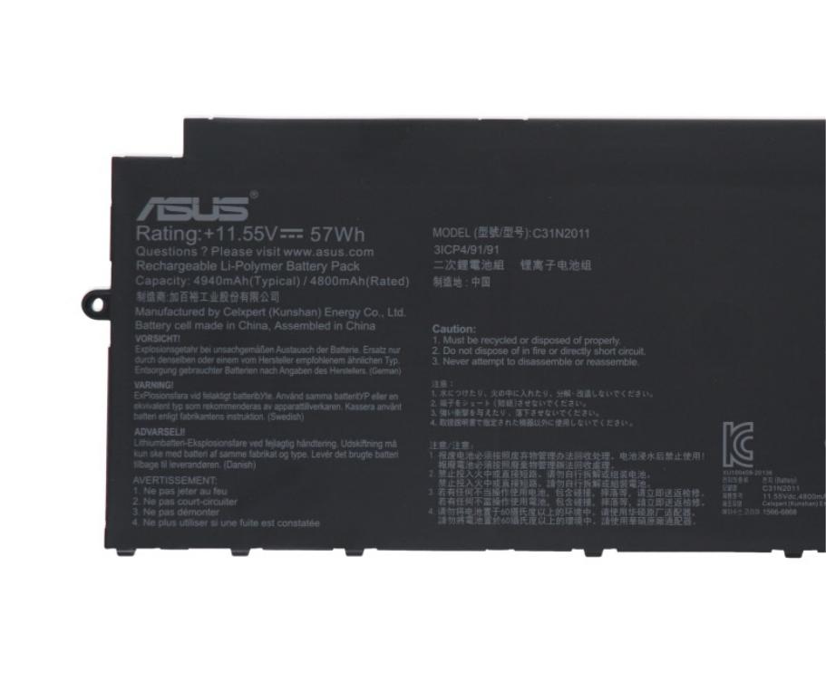 Original 4940mAh 57Wh Asus ChromeBook C536EA Batterie