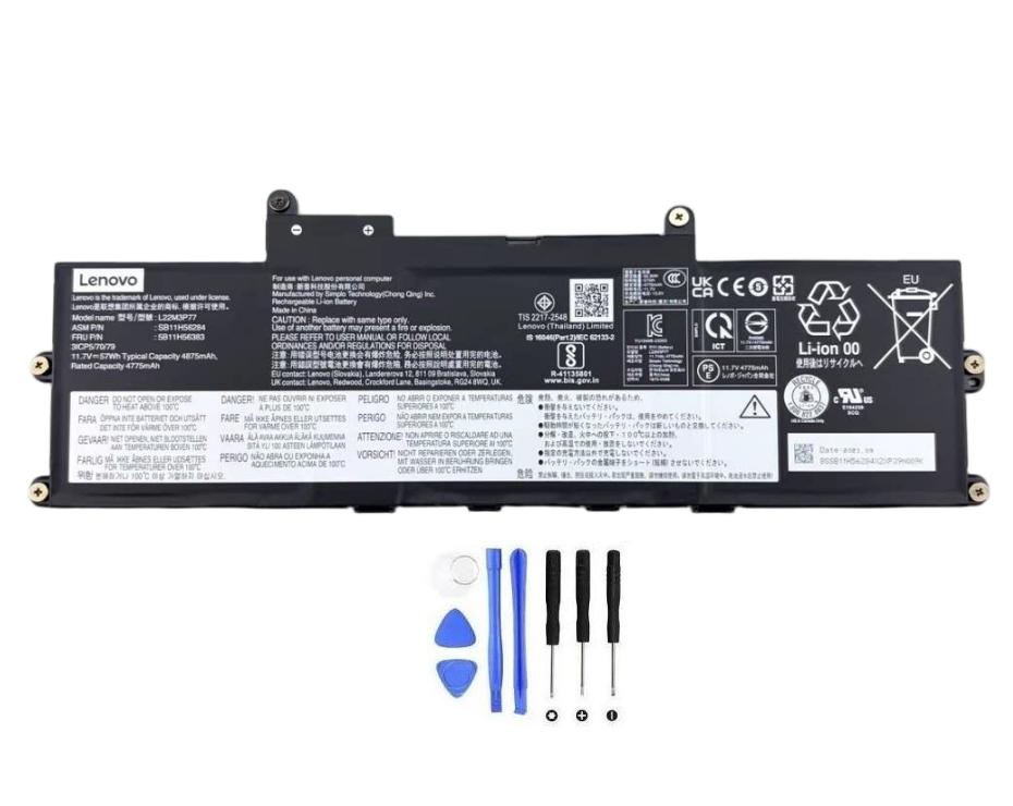 Original 4875mAh 57Wh Lenovo 5B11H56383 5B11H56385 5B11H56388 Batterie Original 4875mAh 57Wh Lenovo 5B11H56383 5B11H56385 5B11H56388 Batterie