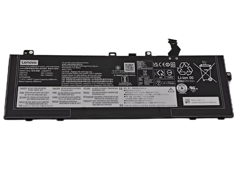 Original 4998mAh 58Wh Akku für Lenovo L23M3P74 SB11H56304 5B11H56403 Original 4998mAh 58Wh Akku für Lenovo L23M3P74 SB11H56304 5B11H56403