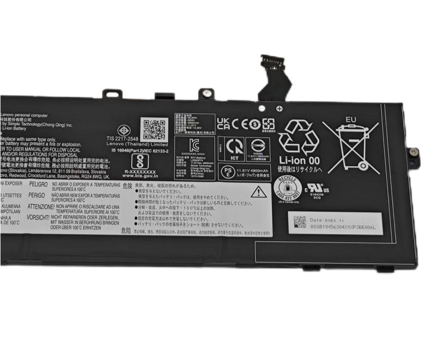 Original 4998mAh 58Wh Akku für Lenovo L23M3P75