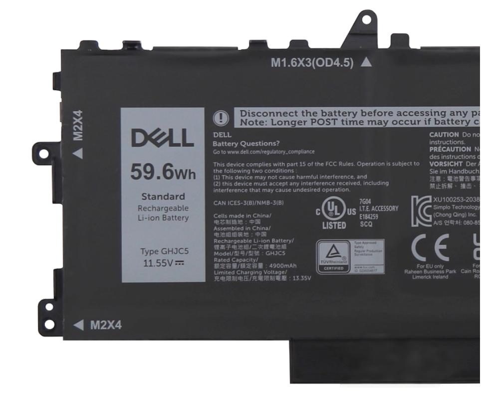Original 4900mAh 59.6Wh Dell GHJC5 Akku