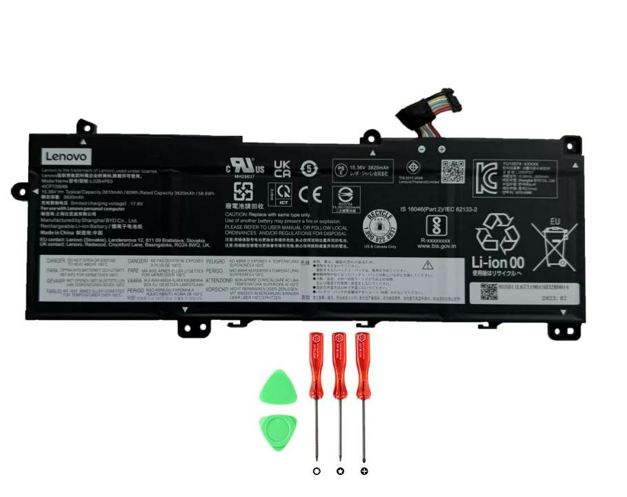 Original 3910mAh 60Wh Lenovo 5B11L67329 5B11L67335 Batterie Original 3910mAh 60Wh Lenovo 5B11L67329 5B11L67335 Batterie