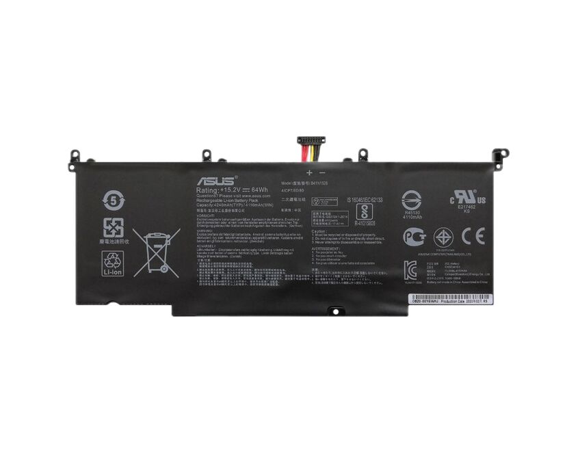 Original 4 Zellen 4110mAh 64Wh Asus 0B200-01940000 4ICP7/60/80 Akku Original 4 Zellen 4110mAh 64Wh Asus 0B200-01940000 4ICP7/60/80 Akku