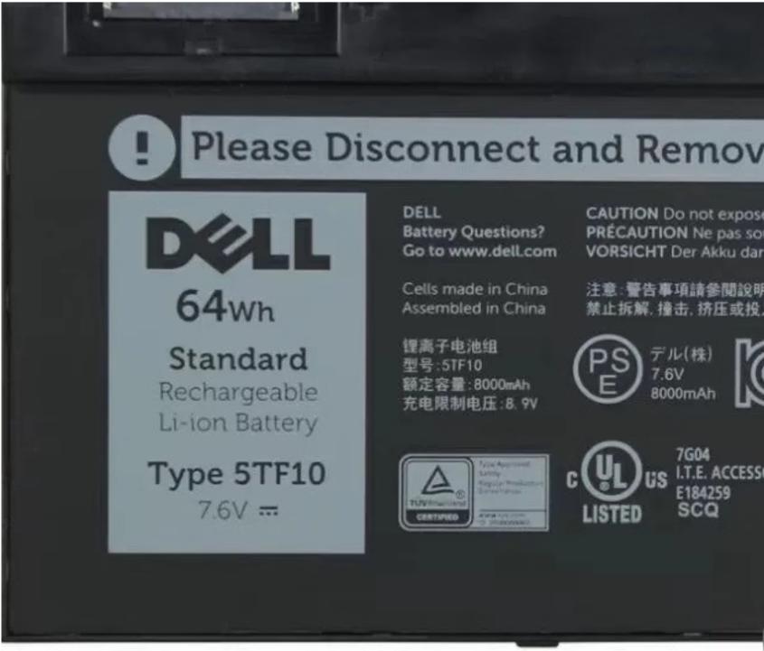 Original 8000mAh 64Wh Akku für Dell Precision 7330