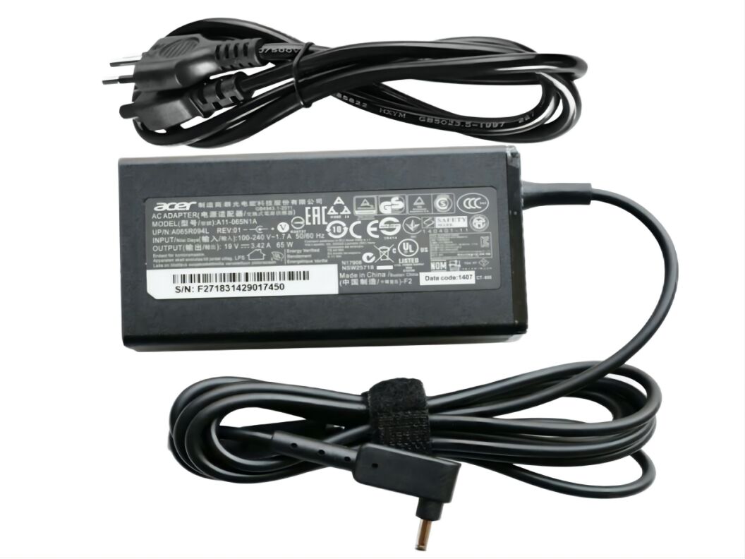 Original 65W 19V 3.42A Acer Aspire 3 A315-34 Netzteil + Frei Ladekabel Original 65W 19V 3.42A Acer Aspire 3 A315-34 Netzteil + Frei Ladekabel