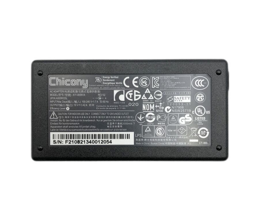 Original 19V 3.42A 65W Chicony A11-065N1A Netzteil + Frei Ladekabel