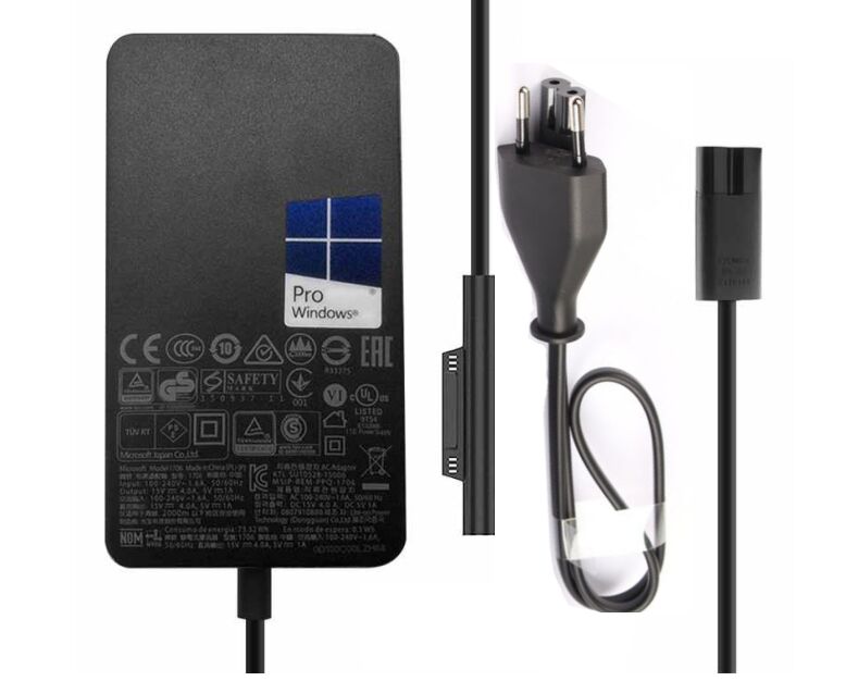 65W 15V 4A Netzteil für Microsoft CR7-00001 CS5-00001 + Frei Ladekabel