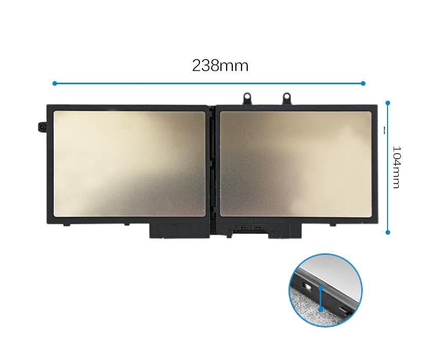 Original 4250mAh 68Wh Akku für Dell 10X1J 1VY7F 3YNXM