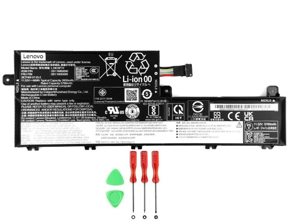 Original 5887mAh 68Wh Akku für Lenovo L19L6P72 Original 5887mAh 68Wh Akku für Lenovo L19L6P72