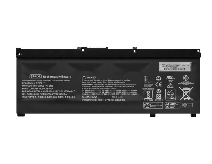 70.07Wh 4550mAh Akku für HP Omen 15-ce002ne 15-ce002nf 70.07Wh 4550mAh Akku für HP Omen 15-ce002ne 15-ce002nf
